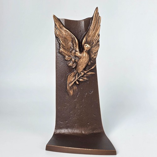 Friedenstaube skulptur bronze - friedenstaube,
