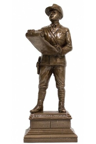 Padraig pearse kaltguss bronze - padraig,