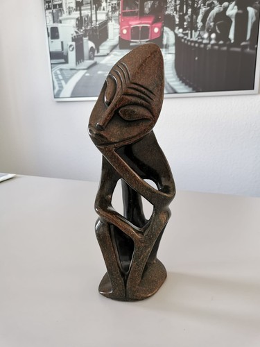 Skulptur sitzender denker - sitzender,