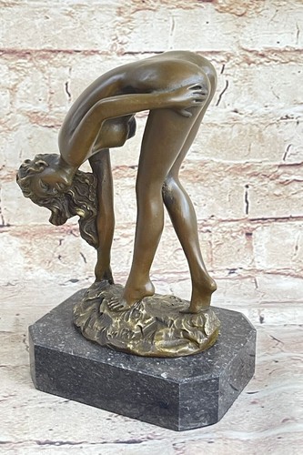 Bronzeskulptur nackt weiblich - bronzeskulptur,