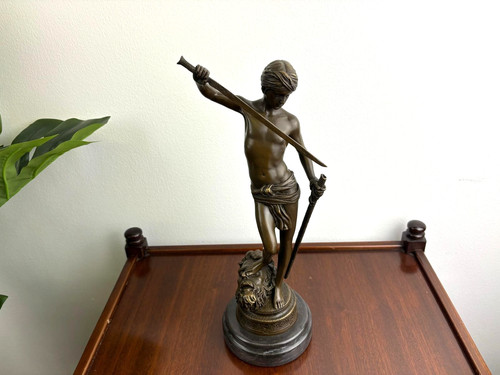 Bronze statue david - bronze,