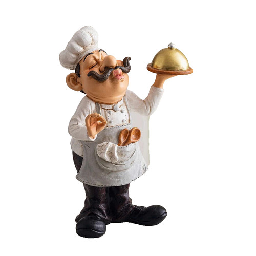Dekofigur skulptur figur koch - dekofigur,