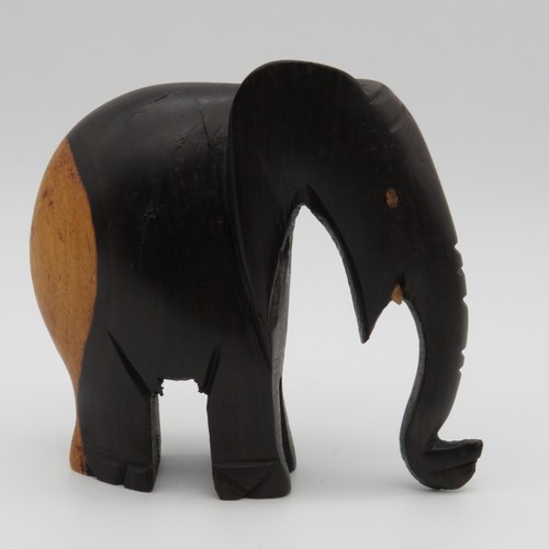 Vintage holzfigur elefant - -, elefant -