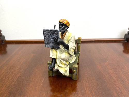 Bronze skulptur writing - skulptur, of
