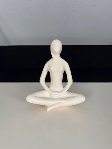 Vintage keramik figur sitzende - vintage,