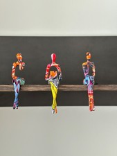 Set aus 3 abstrakten