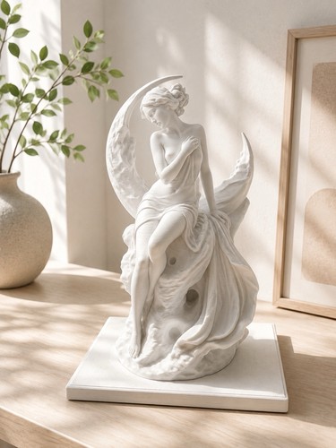 Mond göttin figur weiß - mond,