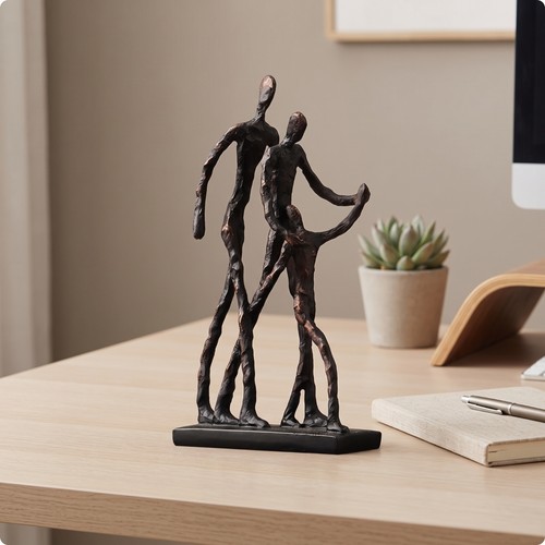 Skulptur mit rechteckigem