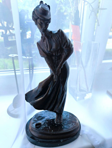 Antike jugendstil figur - antike,