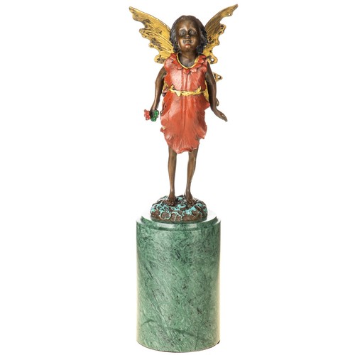 Fabrige bronze skulptur elfe - bronze,