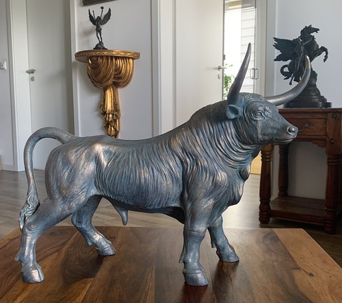 Figur stier 33x45 skulptur - figur,