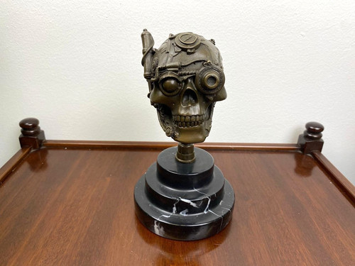 Bronze skulptur steampunk - bronze,