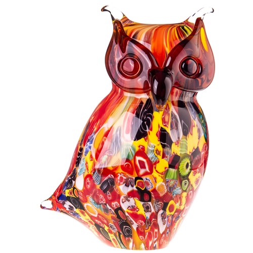 Glasfigur murano stil eule - stil,