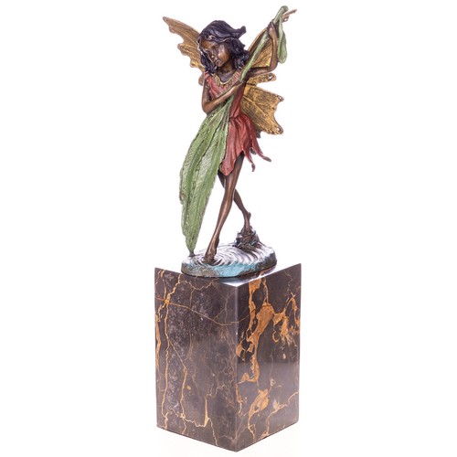 Fabrige bronze skulptur - skulptur, elfe