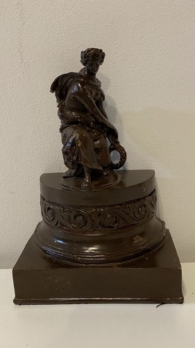 Metall figur mit - barockstil, 20
