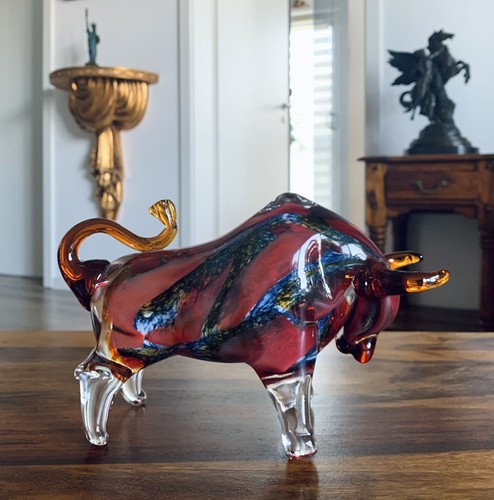 Glasfigur stier bulle - stier,