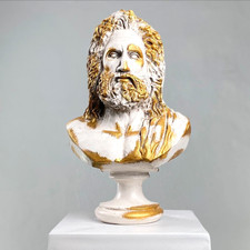 Handgefertigte goldbemalte