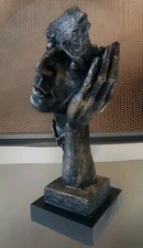 Denker Skulptur Figur Mann