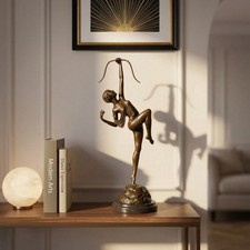 Bronzefigur Art Déco, Tanz