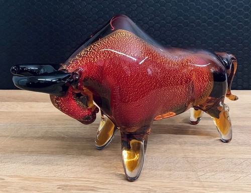 Glasfigur stier bulle skulptur - stier,