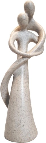 Couple hugging statue moderne - hugging,