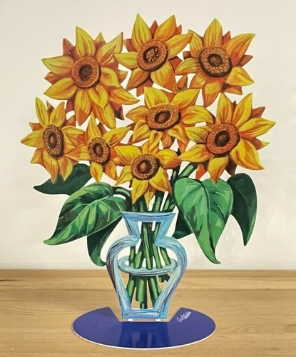 Pop art metall - art, blumen