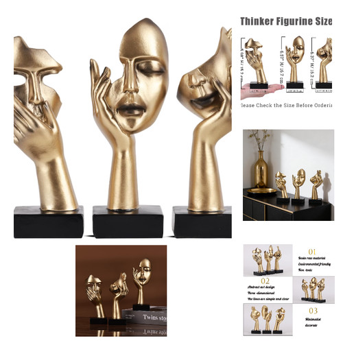 Stück denker statue - stück, denker-statue