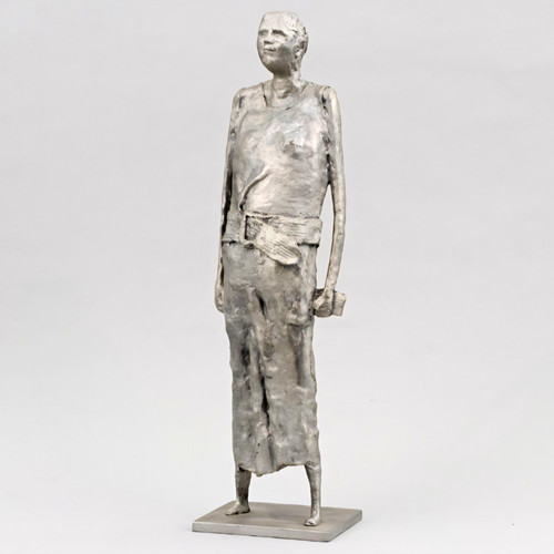 Metall skulptur statue - metall, skulptur/statue