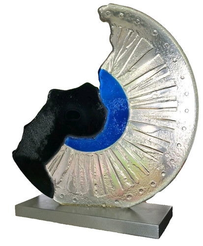 Glas kunstwerk euro von - glas, euro"