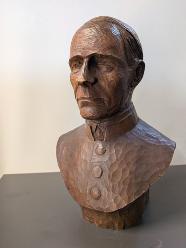 Papst pius xii - xii, holzbüste