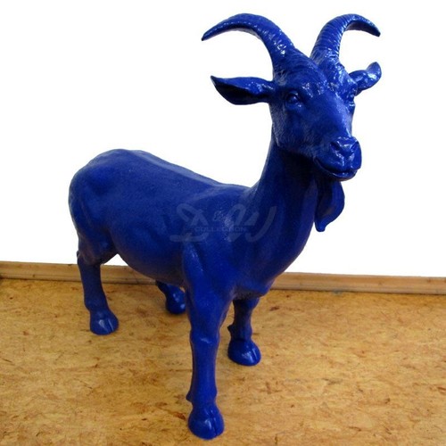 Blauer bock ziegenbock ziege - blauer,