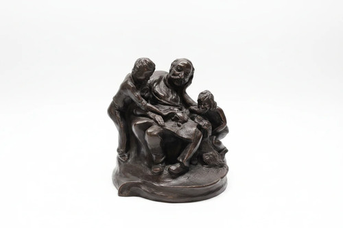 Antike bronzefigur vater - antike,