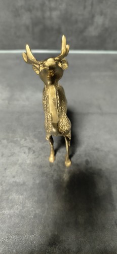 Vintage messingskulptur hirsch - vintage,
