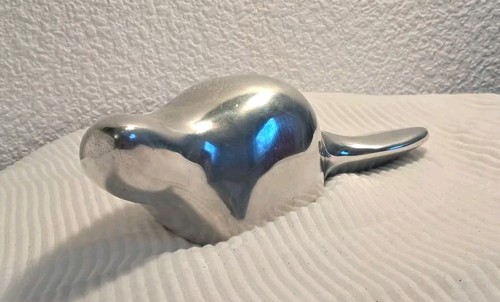 Biber skulptur metall signiert - metall,
